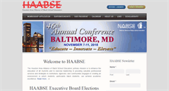 Desktop Screenshot of haabse.org